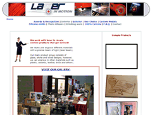 Tablet Screenshot of laserinmotion.com